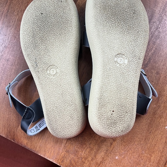 Black Salt Water Boardwalk Sandals women’s size us 9 - Picture 3 of 4